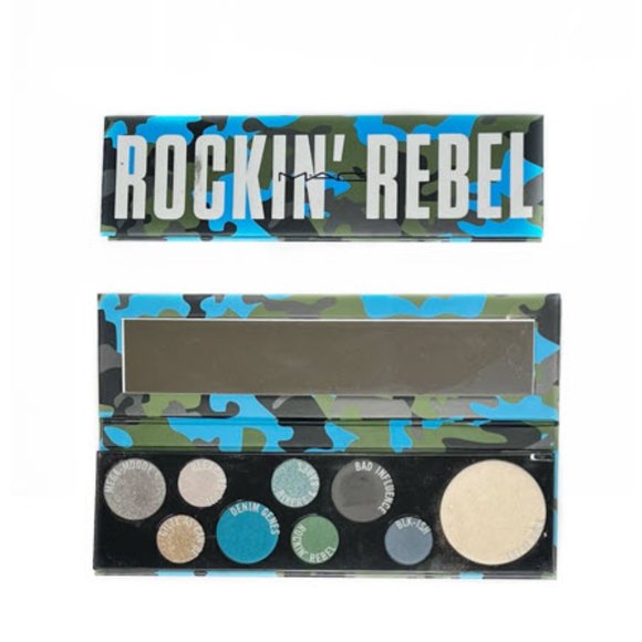 MAC Cosmetics Makeup New Mac Rockin Rebel Blue Gray Blue Green 8